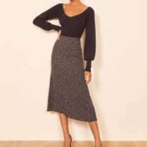 Reformation Bea skirt - polka dot (Originally $148)